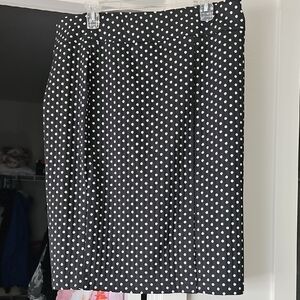 Polka Dot Pencil Skirt